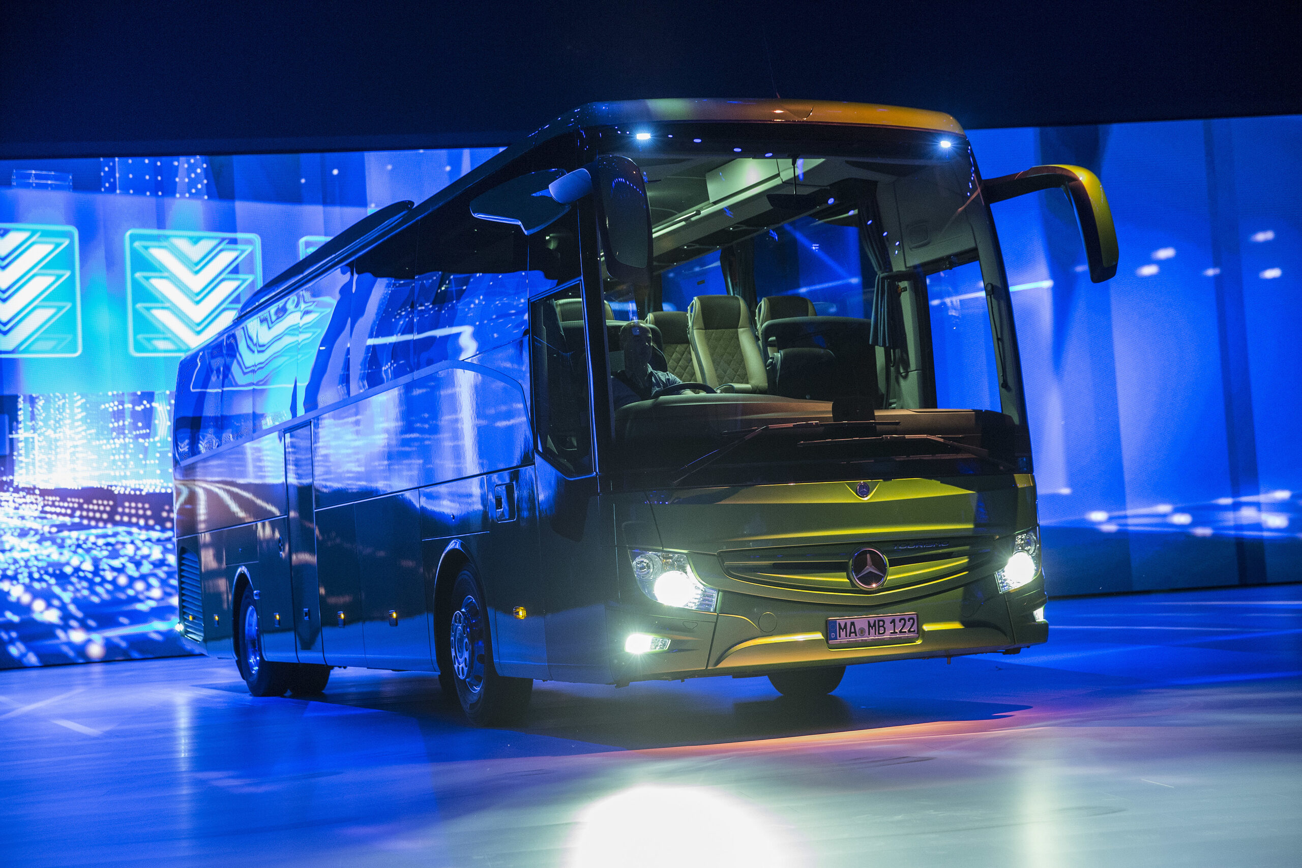 Weltpremiere für den neuen Mercedes-Benz Tourismo RHD am 19. Juni 2017 in Brüssel.  World Premiere for the new Mercedes-Benz Tourismo RHD on June 19, 2017 in Brussels.