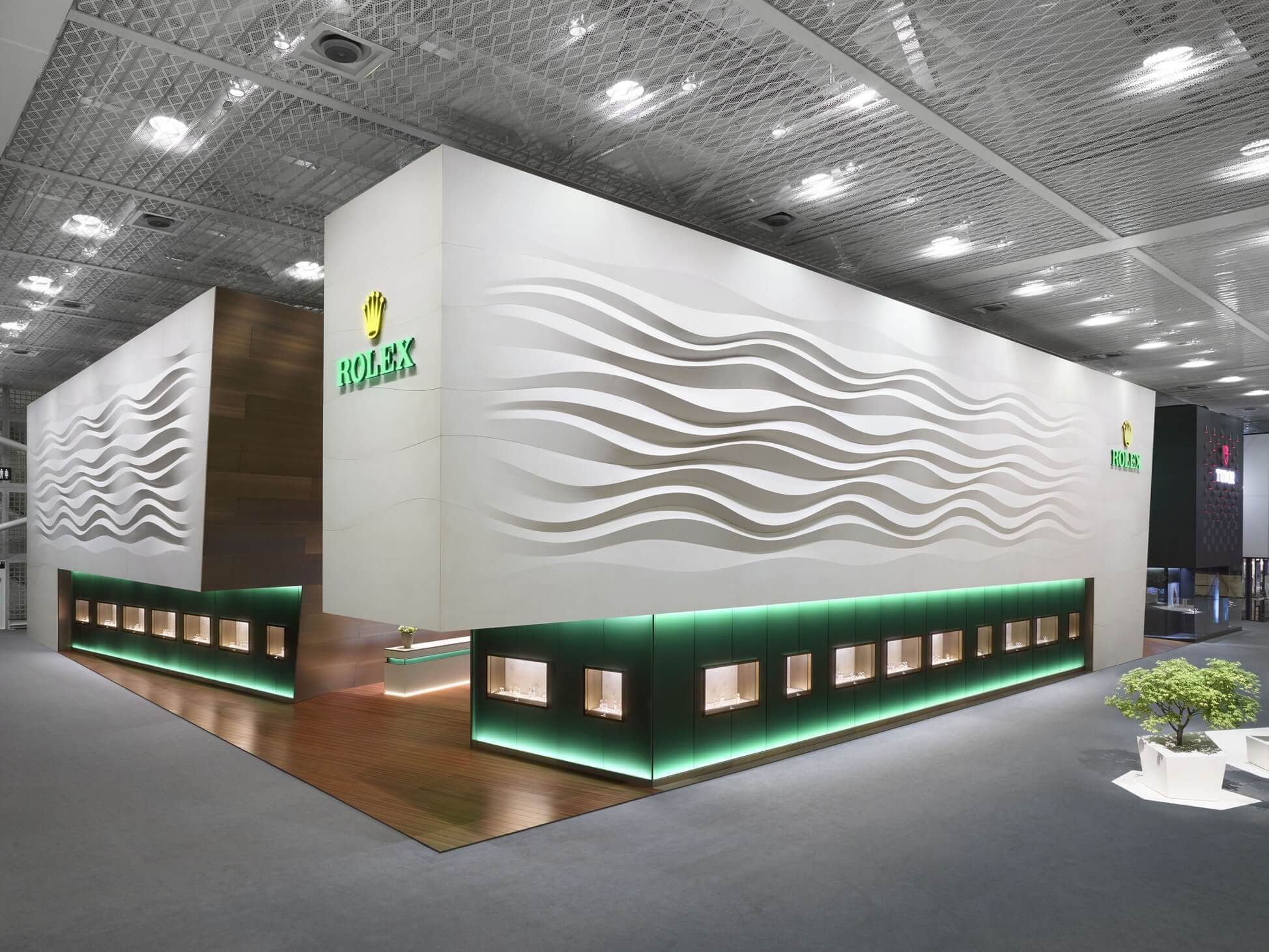 Rolex-Messestand